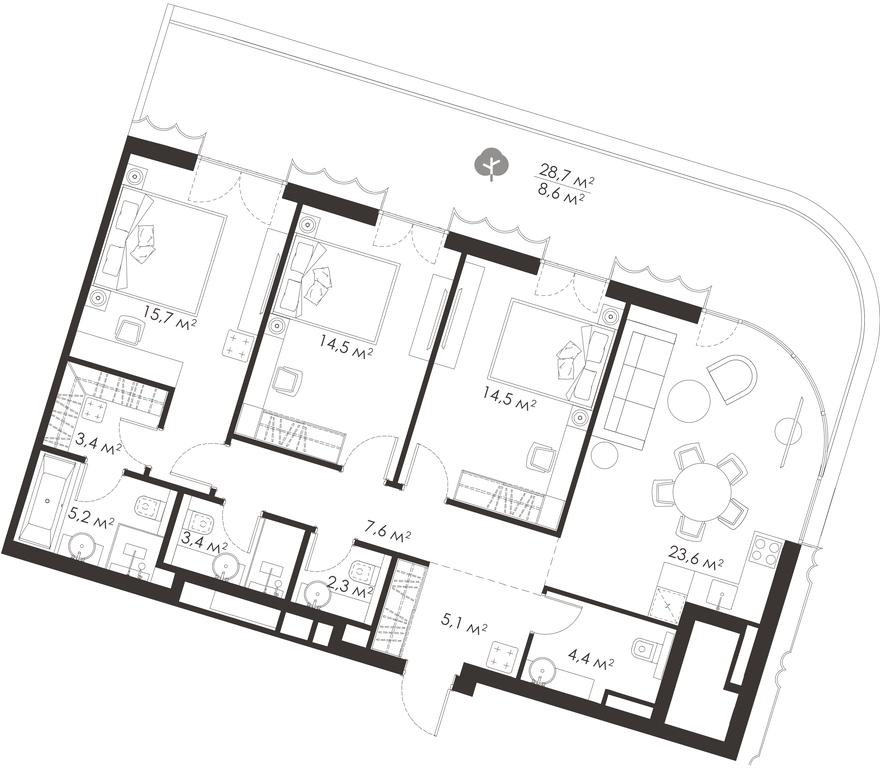 Apartment Sale, 0 sq. m. at King & Sons, Mosfilmovskaya Street, 31А, Moscow, Russia #1 Apartment Sale, 0 sq. m. at King & Sons, Mosfilmovskaya Street, 31А, Moscow, Russia #1