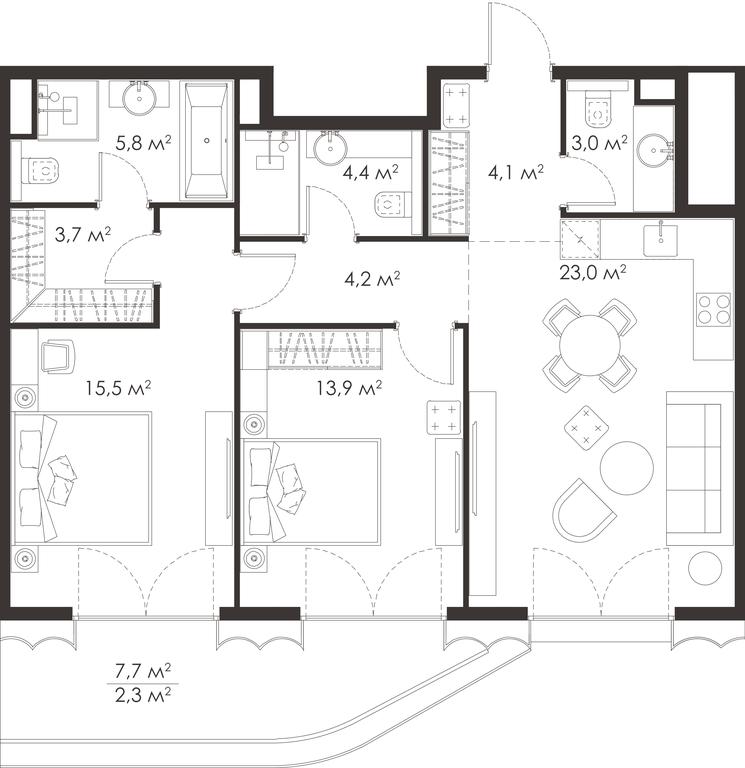 Apartment Sale, 0 sq. m. at King & Sons, Mosfilmovskaya Street, 31А, Moscow, Russia #1 Apartment Sale, 0 sq. m. at King & Sons, Mosfilmovskaya Street, 31А, Moscow, Russia #1