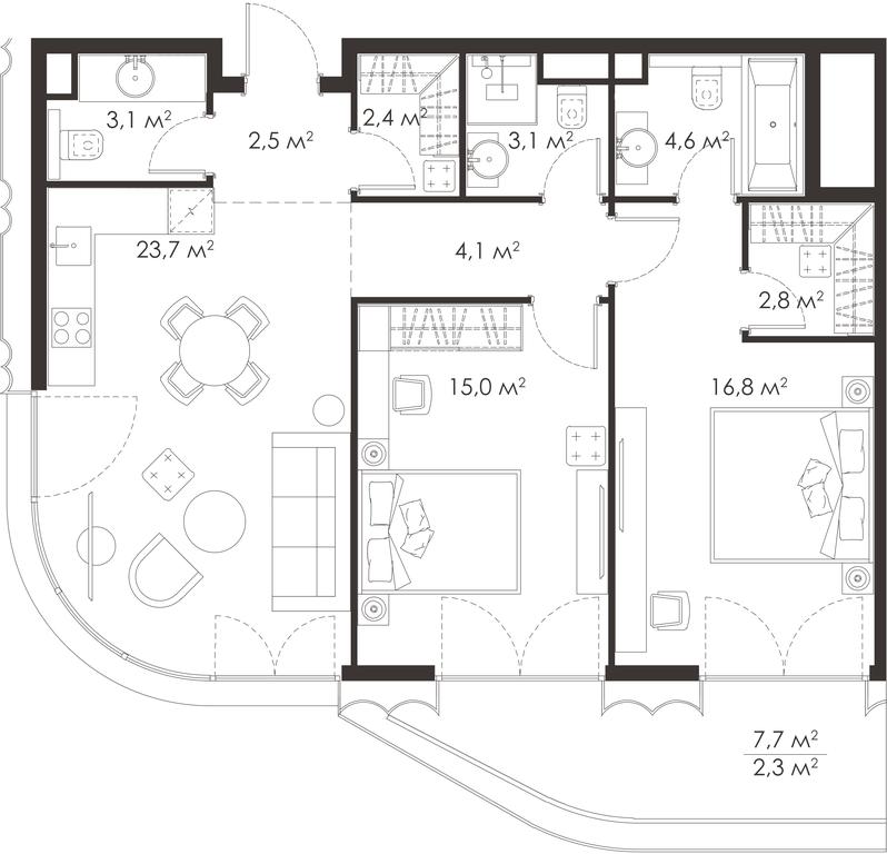 Apartment Sale, 0 sq. m. at King & Sons, Mosfilmovskaya Street, 31А, Moscow, Russia #1 Apartment Sale, 0 sq. m. at King & Sons, Mosfilmovskaya Street, 31А, Moscow, Russia #1