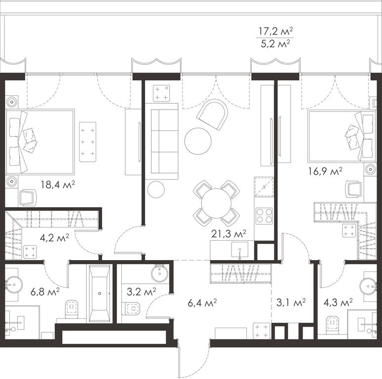 Apartment Sale, 0 sq. m. at King & Sons, Mosfilmovskaya Street, 31А, Moscow, Russia #1 Apartment Sale, 0 sq. m. at King & Sons, Mosfilmovskaya Street, 31А, Moscow, Russia #1