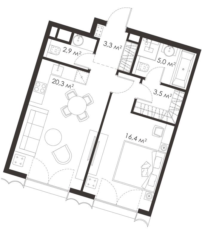 Apartment Sale, 0 sq. m. at King & Sons, Mosfilmovskaya Street, 31А, Moscow, Russia #1