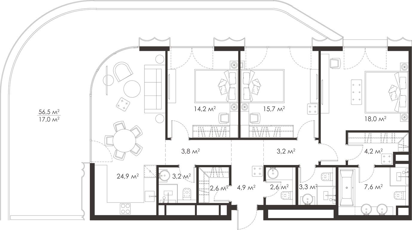 Apartment Sale, 0平方米 at King & Sons, Mosfilmovskaya Street, 31А, Moscow, Russia #1 Apartment Sale, 0平方米 at King & Sons, Mosfilmovskaya Street, 31А, Moscow, Russia #1