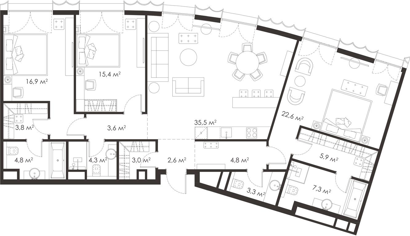 Apartment Sale, 0平方米 at King & Sons, Mosfilmovskaya Street, 31А, Moscow, Russia #1 Apartment Sale, 0平方米 at King & Sons, Mosfilmovskaya Street, 31А, Moscow, Russia #1