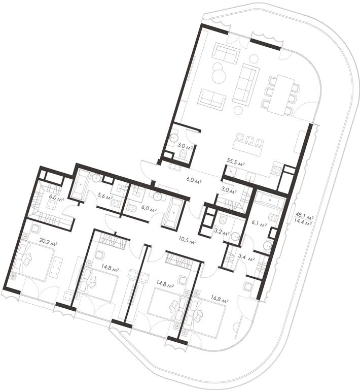 Apartment Sale, 0平方米 at King & Sons, Mosfilmovskaya Street, 31А, Moscow, Russia #1 Apartment Sale, 0平方米 at King & Sons, Mosfilmovskaya Street, 31А, Moscow, Russia #1