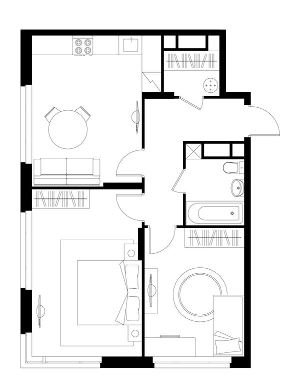 2-BD Apartment Sale, 60.5平方米 at Peredelkino Blizhnee, Korneya Chukovskogo Street, 1, Vnukovskoye Settlement, Moscow, Russia #1 2-BD Apartment Sale, 60.5平方米 at Peredelkino Blizhnee, Korneya Chukovskogo Street, 1, Vnukovskoye Settlement, Moscow, Russia #1