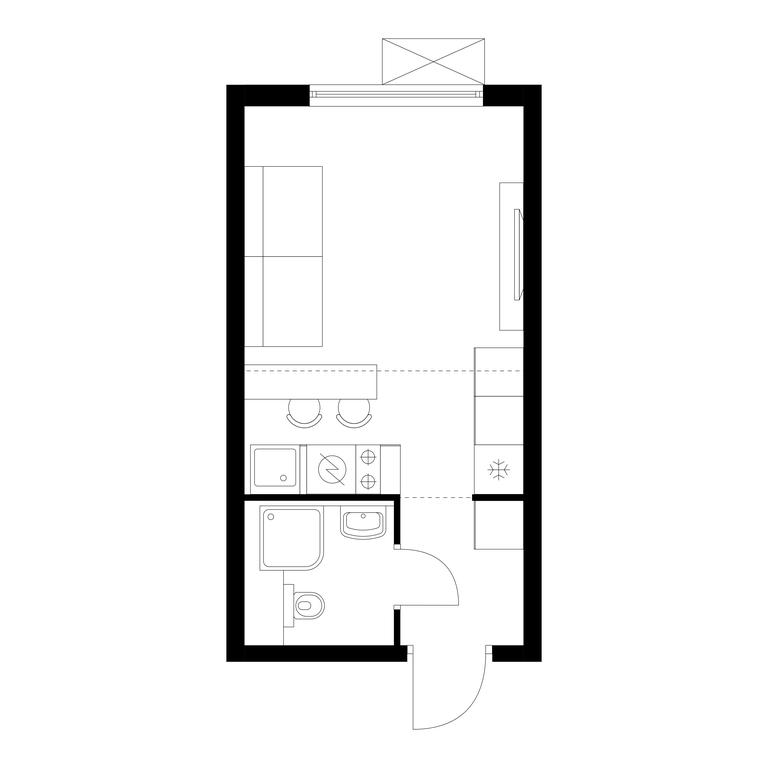 Apartment Sale, 21平方米 at Yauza Park, ulitsa Kolontsova, 4, Mytischi, Moscow Region, Russia #1 Apartment Sale, 21平方米 at Yauza Park, ulitsa Kolontsova, 4, Mytischi, Moscow Region, Russia #1
