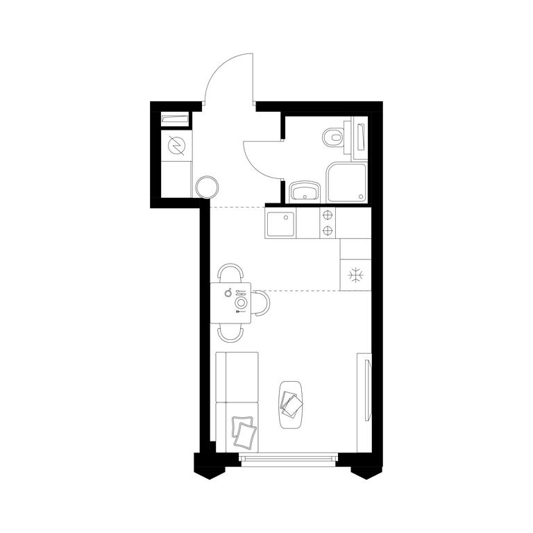 Apartment Sale, 20.7 sq. m. at Businovskiy Park, Izhorskaya Street, 6с5, Moscow, Russia #1 Apartment Sale, 20.7 sq. m. at Businovskiy Park, Izhorskaya Street, 6с5, Moscow, Russia #1