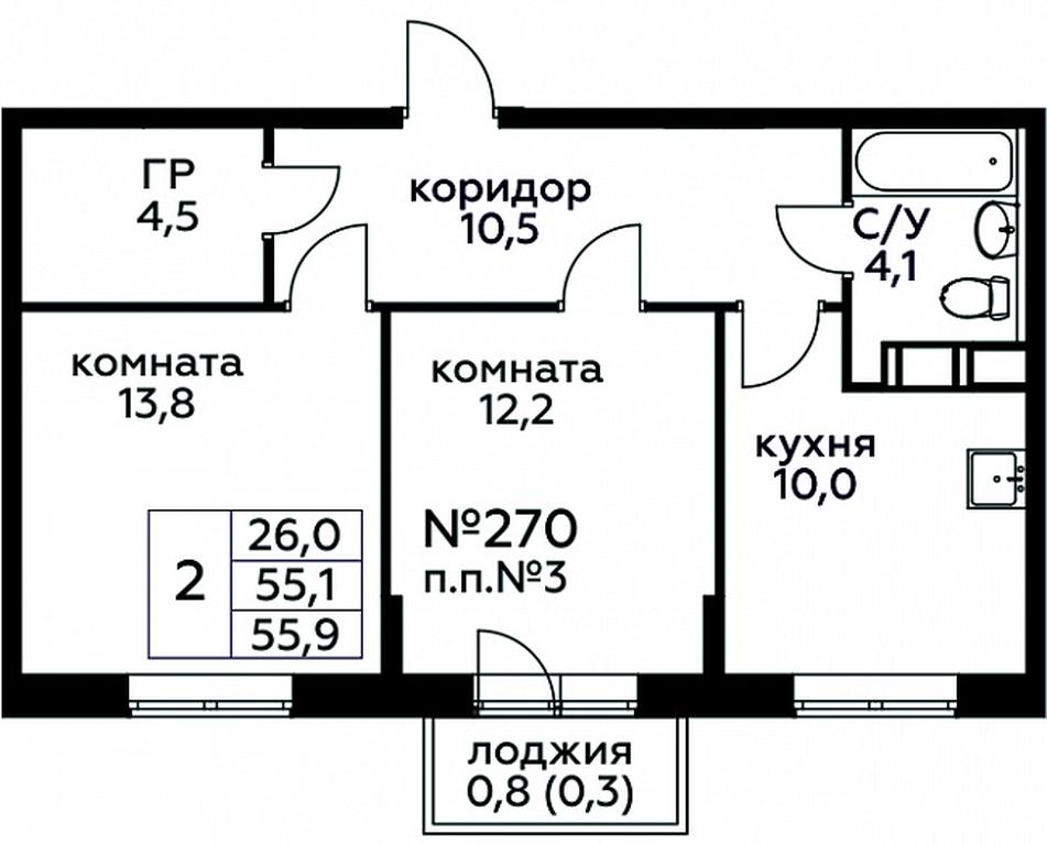 Продажа 1-комн. квартиры, 55,9 м² в ЖК «Цветочные Поляны», квартал № 23, поселение Филимонковское, Москва, Россия #1 Продажа 1-комн. квартиры, 55,9 м² в ЖК «Цветочные Поляны», квартал № 23, поселение Филимонковское, Москва, Россия #1