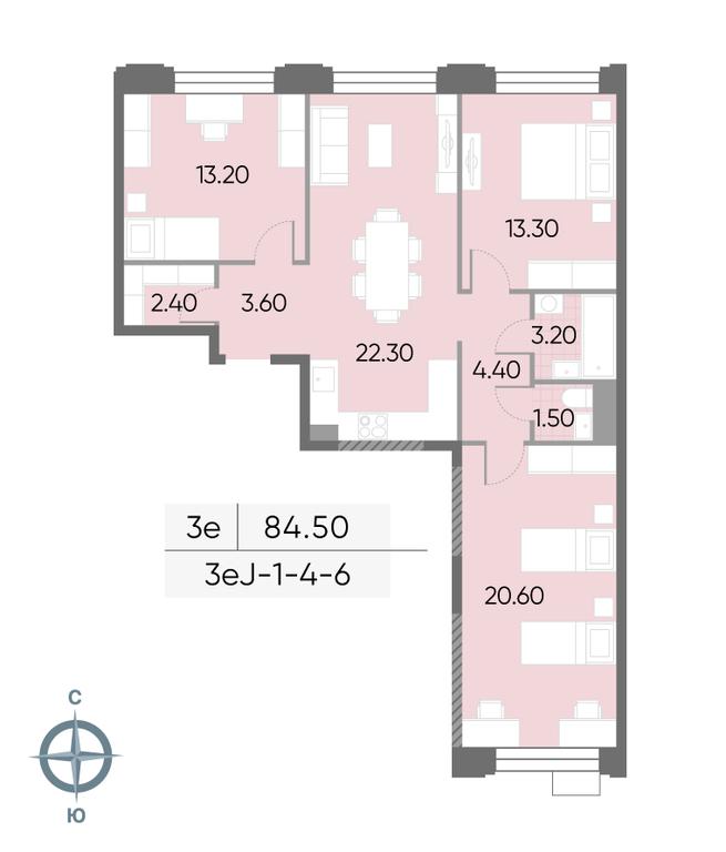 3-BD Apartment Sale, 84.5 sq. m. at Wave, Borisovskye Prudy Street, 1Б, Moscow, Russia #1 3-BD Apartment Sale, 84.5 sq. m. at Wave, Borisovskye Prudy Street, 1Б, Moscow, Russia #1