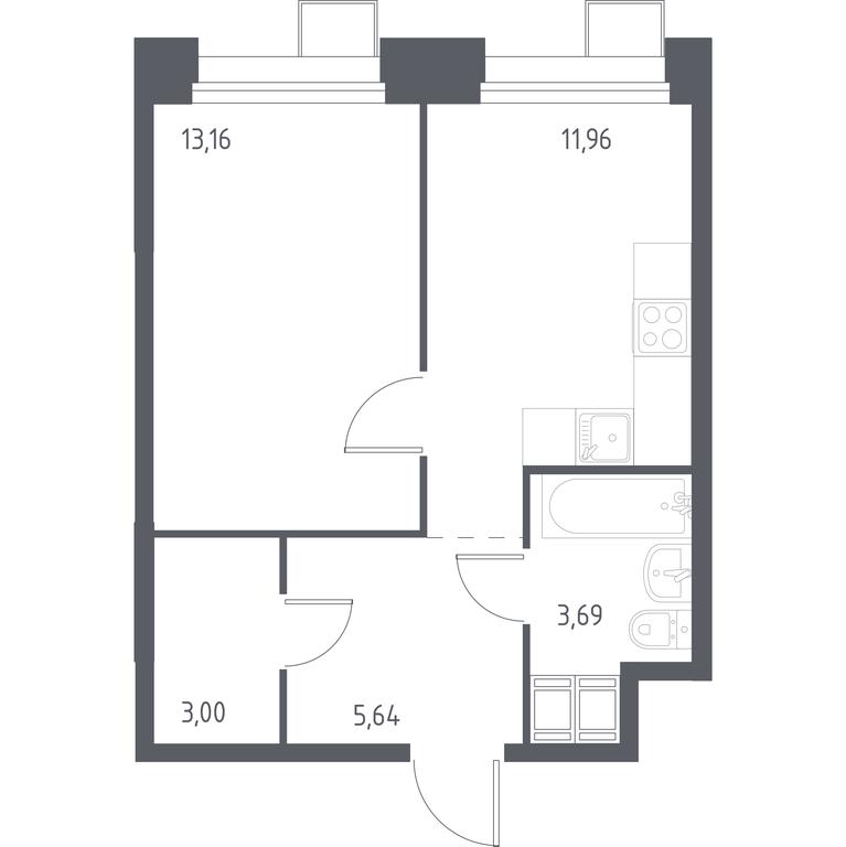 Apartment Sale, 37.16 sq. m. at Troparevo Park, Kiyevskoye shosse, 21-y kilometr, 3с4, Mosrentgen Settlement, Moscow, Russia #1 Apartment Sale, 37.16 sq. m. at Troparevo Park, Kiyevskoye shosse, 21-y kilometr, 3с4, Mosrentgen Settlement, Moscow, Russia #1