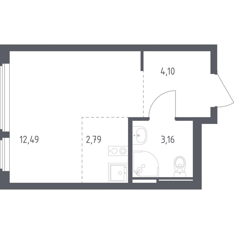 Apartment Sale, 22.54平方米 at Ostafevo, Ostafyevskoe Highway, 12к1, Ryazanovskoe Settlement, Moscow, Russia #1 Apartment Sale, 22.54平方米 at Ostafevo, Ostafyevskoe Highway, 12к1, Ryazanovskoe Settlement, Moscow, Russia #1
