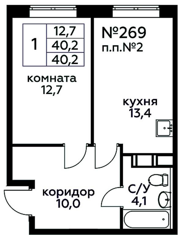 Apartment Sale, 40.2 sq. m. at Tsvetochnye Poliany, kvartal № 23, Filimonkovskoye Municipal Formation, Moscow, Russia #1 Apartment Sale, 40.2 sq. m. at Tsvetochnye Poliany, kvartal № 23, Filimonkovskoye Municipal Formation, Moscow, Russia #1