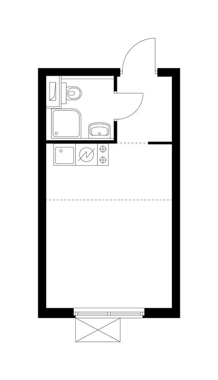 Apartment Sale, 19.5 sq. m. at Pervyi Dubrovskiy, Novoostapovskaya Street, 1с4, Moscow, Russia #1 Apartment Sale, 19.5 sq. m. at Pervyi Dubrovskiy, Novoostapovskaya Street, 1с4, Moscow, Russia #1