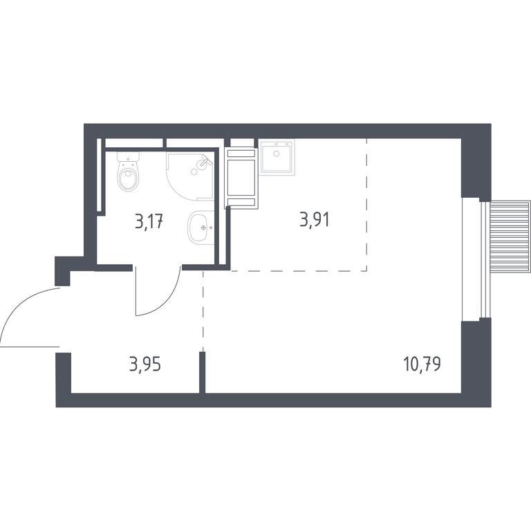 Apartment Sale, 21.82 sq. m. at Bolshoe Putilkovo, Prostornaya ulitsa, 1, Putilkovo Village, Krasnogorsk City District, Moscow Region, Russia #1 Apartment Sale, 21.82 sq. m. at Bolshoe Putilkovo, Prostornaya ulitsa, 1, Putilkovo Village, Krasnogorsk City District, Moscow Region, Russia #1