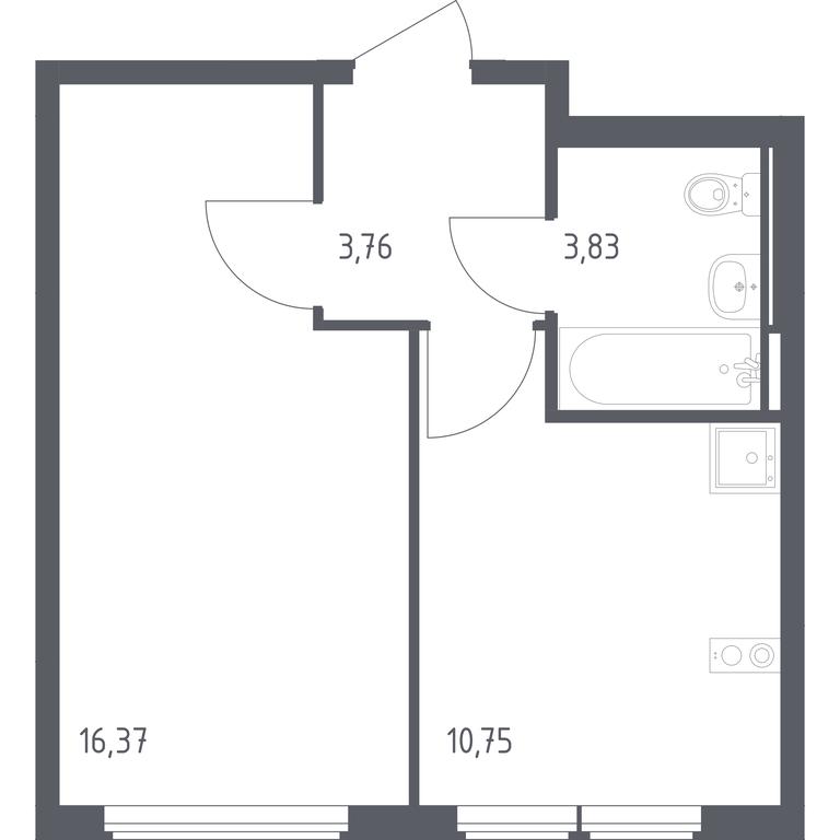 Apartment Sale, 34.71平方米 at Ostafevo, Ostafyevskoe Highway, 12к1, Ryazanovskoe Settlement, Moscow, Russia #1 Apartment Sale, 34.71平方米 at Ostafevo, Ostafyevskoe Highway, 12к1, Ryazanovskoe Settlement, Moscow, Russia #1