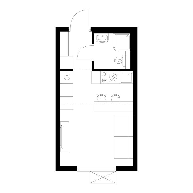 Apartment Sale, 20.1 sq. m. at Nikolskie Luga, Varshavskoye Highway, вл266с1, Moscow, Russia #1 Apartment Sale, 20.1 sq. m. at Nikolskie Luga, Varshavskoye Highway, вл266с1, Moscow, Russia #1