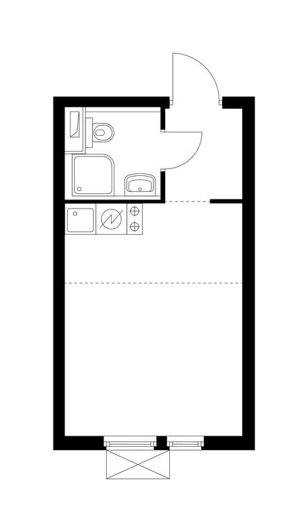 Apartment Sale, 19.7 sq. m. at Vtoroy Nagatinskiy, 2nd Nagatinsky Drive, 2к1, Moscow, Russia #1 Apartment Sale, 19.7 sq. m. at Vtoroy Nagatinskiy, 2nd Nagatinsky Drive, 2к1, Moscow, Russia #1