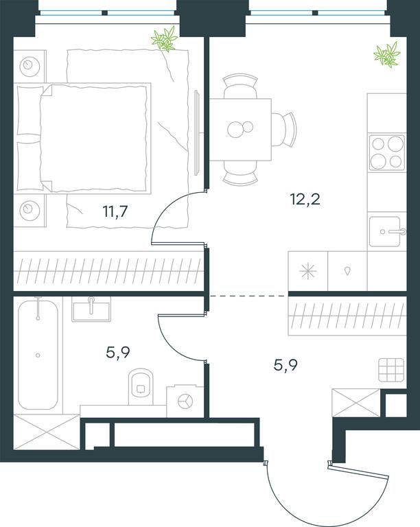 Apartment Sale, 35.7 sq. m. at Level Zvenigorodskaya, 3rd Silikatny Drive, 6к1, Moscow, Russia #1 Apartment Sale, 35.7 sq. m. at Level Zvenigorodskaya, 3rd Silikatny Drive, 6к1, Moscow, Russia #1