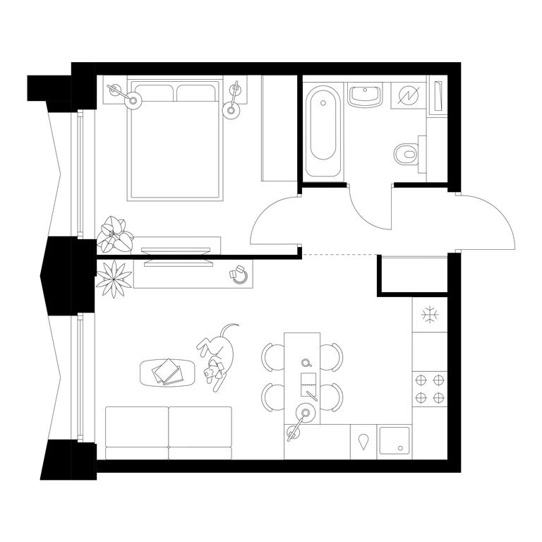 1-BD Apartment Sale, 37.2平方米 at Businovskiy Park, Izhorskaya Street, 6с5, Moscow, Russia #2 1-BD Apartment Sale, 37.2平方米 at Businovskiy Park, Izhorskaya Street, 6с5, Moscow, Russia #2