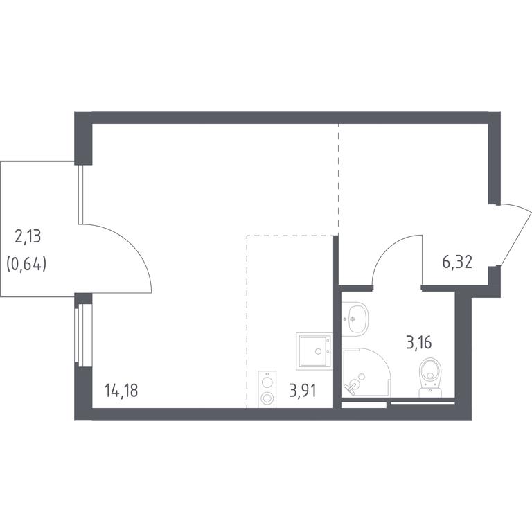 Apartment Sale, 28.21平方米 at Ostafevo, Ostafyevskoe Highway, 12к1, Ryazanovskoe Settlement, Moscow, Russia #1 Apartment Sale, 28.21平方米 at Ostafevo, Ostafyevskoe Highway, 12к1, Ryazanovskoe Settlement, Moscow, Russia #1