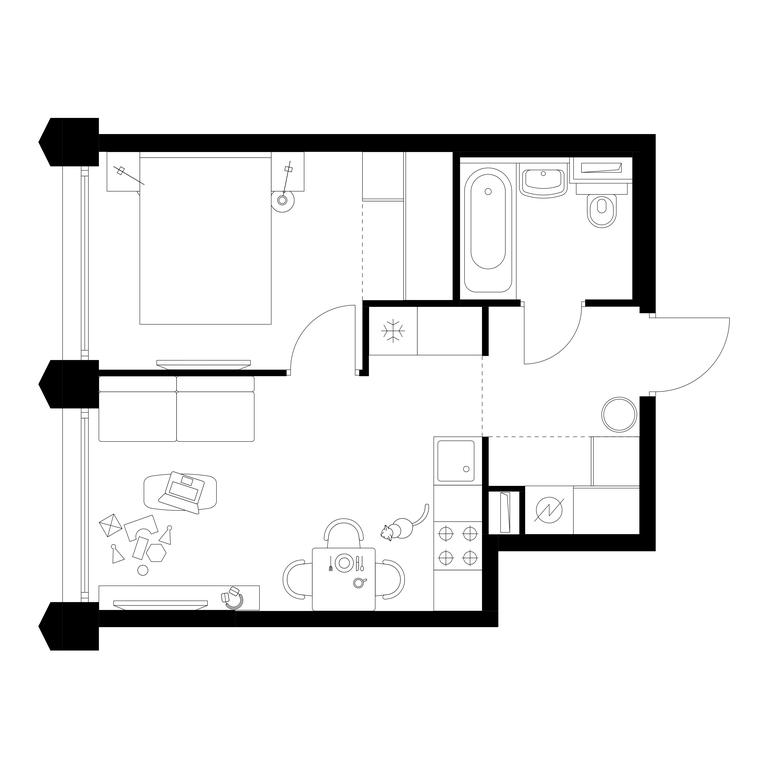 Продажа 1-комн. квартиры, 34,4 м² в ЖК «Бусиновский парк», Ижорская улица, 6с5, Москва, Россия #1 Продажа 1-комн. квартиры, 34,4 м² в ЖК «Бусиновский парк», Ижорская улица, 6с5, Москва, Россия #1
