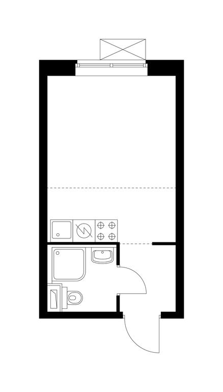 Apartment Sale, 19.9 sq. m. at Vtoroy Nagatinskiy, 2nd Nagatinsky Drive, 2к1, Moscow, Russia #1