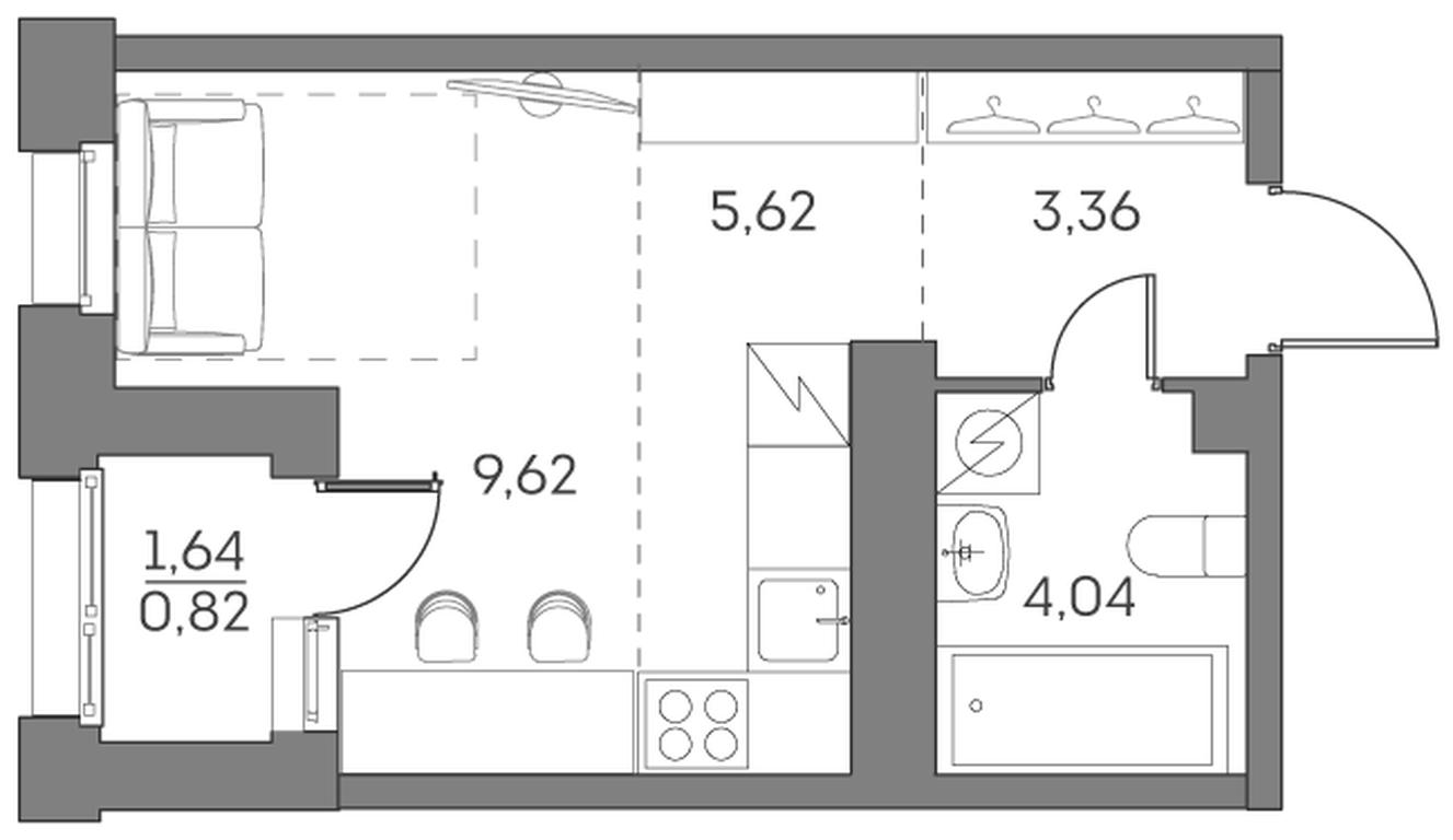 Apartment Sale, 23.46平方米 at Akvilon Beside 2 0, Ryazansky Avenue, Moscow, Russia #1 Apartment Sale, 23.46平方米 at Akvilon Beside 2 0, Ryazansky Avenue, Moscow, Russia #1