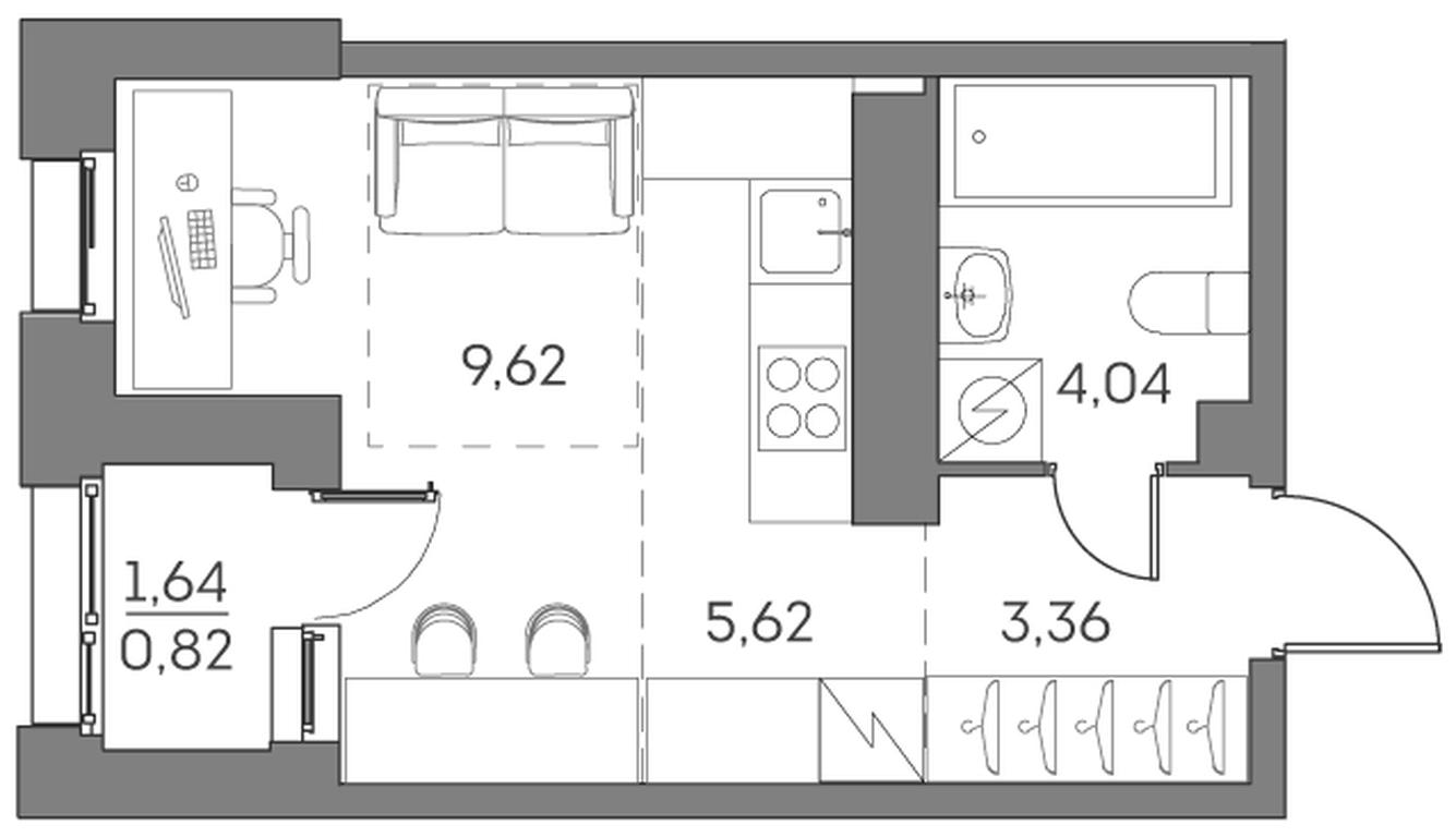 Apartment Sale, 23.46平方米 at Akvilon Beside 2 0, Ryazansky Avenue, Moscow, Russia #1 Apartment Sale, 23.46平方米 at Akvilon Beside 2 0, Ryazansky Avenue, Moscow, Russia #1