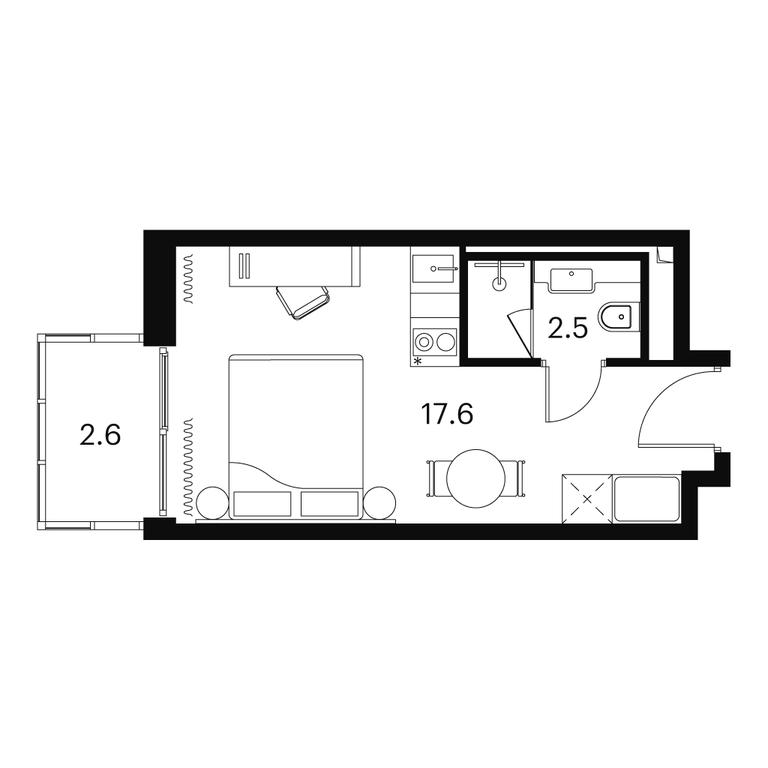 Apartment Sale, 22.7 sq. m. at Akvilon Signal (Akvilon Signal), Signalny Drive, 12, Moscow, Russia #1 Apartment Sale, 22.7 sq. m. at Akvilon Signal (Akvilon Signal), Signalny Drive, 12, Moscow, Russia #1