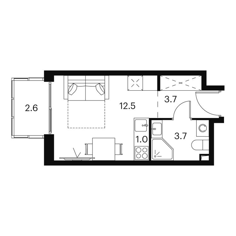 Apartment Sale, 23.5 sq. m. at Akvilon Signal (Akvilon Signal), Signalny Drive, 12, Moscow, Russia #1 Apartment Sale, 23.5 sq. m. at Akvilon Signal (Akvilon Signal), Signalny Drive, 12, Moscow, Russia #1