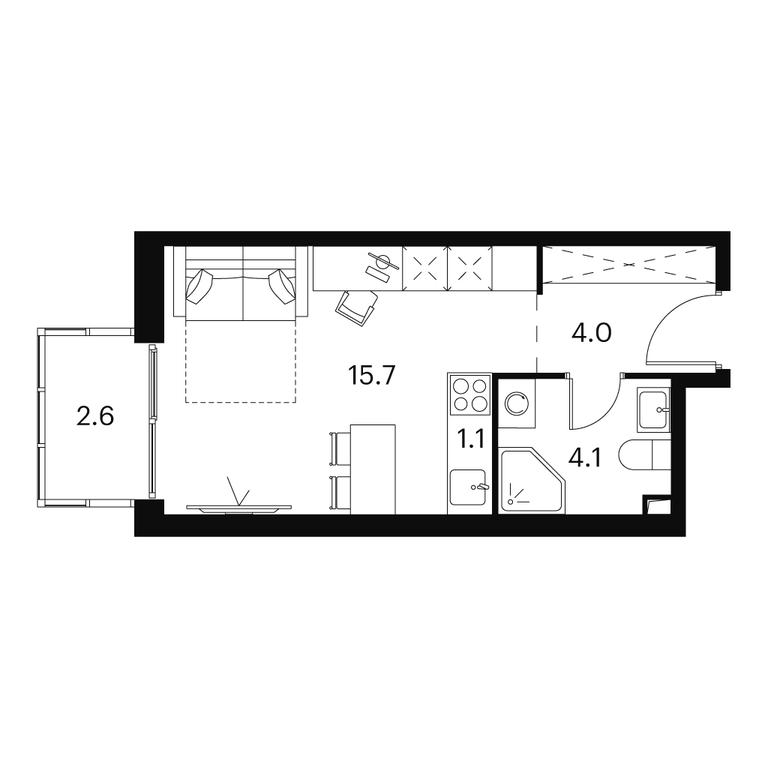 Apartment Sale, 27.5 sq. m. at Akvilon Signal (Akvilon Signal), Signalny Drive, 12, Moscow, Russia #1 Apartment Sale, 27.5 sq. m. at Akvilon Signal (Akvilon Signal), Signalny Drive, 12, Moscow, Russia #1
