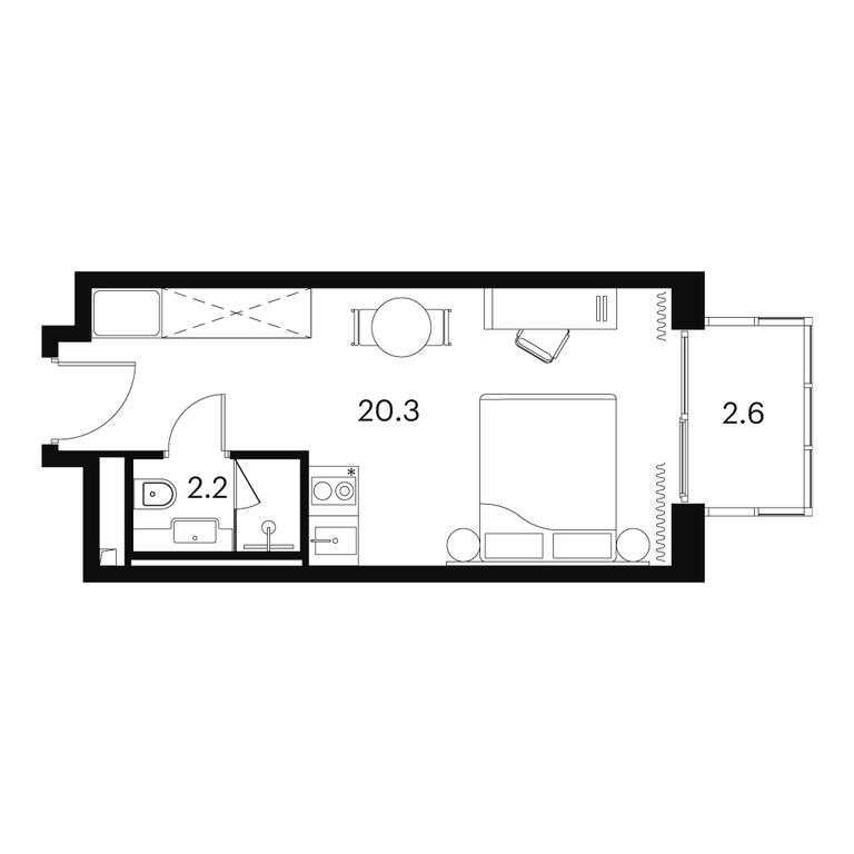 Apartment Sale, 25.1 sq. m. at Akvilon Signal (Akvilon Signal), Signalny Drive, 12, Moscow, Russia #1 Apartment Sale, 25.1 sq. m. at Akvilon Signal (Akvilon Signal), Signalny Drive, 12, Moscow, Russia #1