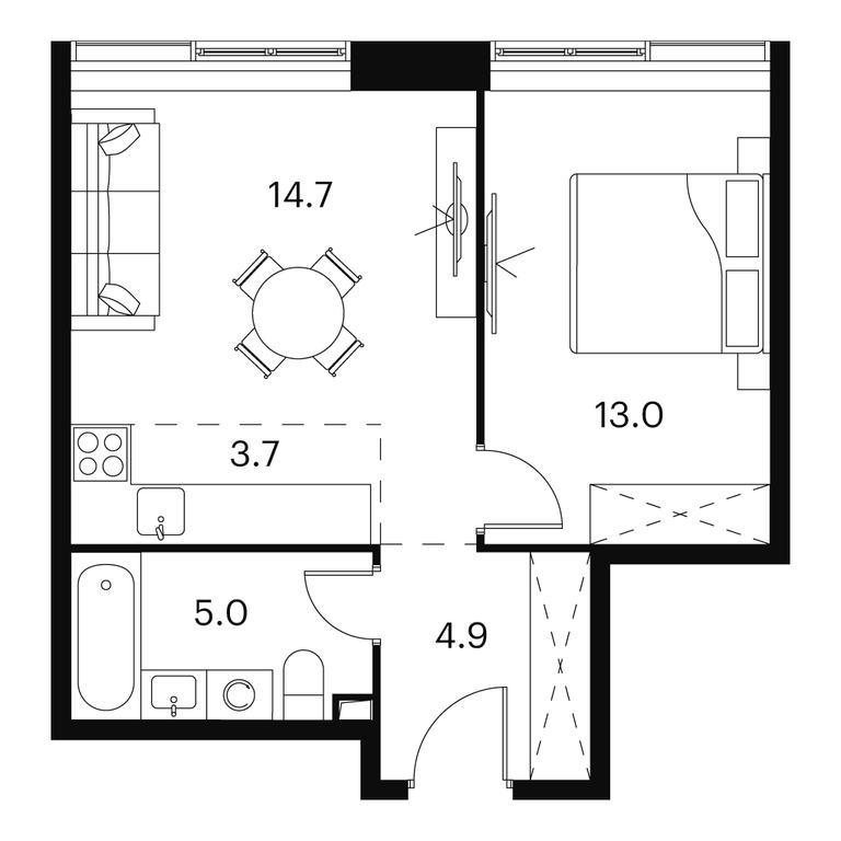 Продажа 1-комн. квартиры, 41,3 м² в ЖК «Akvilon Signal (Аквилон Сигнал)», Сигнальный проезд, 12, Москва, Россия #1 Продажа 1-комн. квартиры, 41,3 м² в ЖК «Akvilon Signal (Аквилон Сигнал)», Сигнальный проезд, 12, Москва, Россия #1