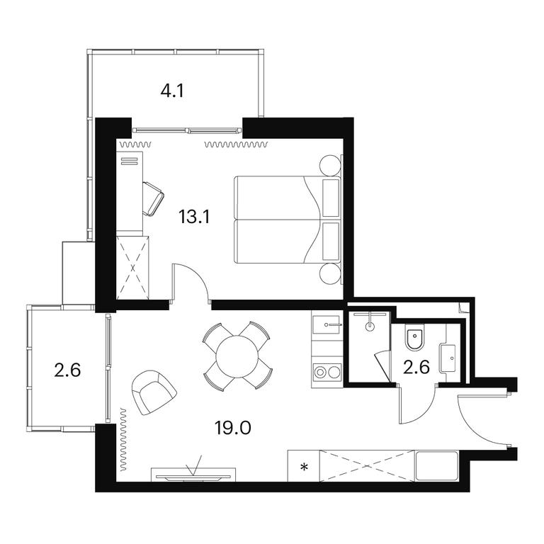 Apartment Sale, 41.4 sq. m. at Akvilon Signal (Akvilon Signal), Signalny Drive, 12, Moscow, Russia #1 Apartment Sale, 41.4 sq. m. at Akvilon Signal (Akvilon Signal), Signalny Drive, 12, Moscow, Russia #1