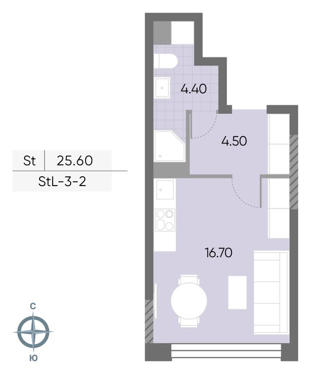 Apartment Sale, 25.6 sq. m. at Wave, Borisovskye Prudy Street, 1Б, Moscow, Russia #2 Apartment Sale, 25.6 sq. m. at Wave, Borisovskye Prudy Street, 1Б, Moscow, Russia #2