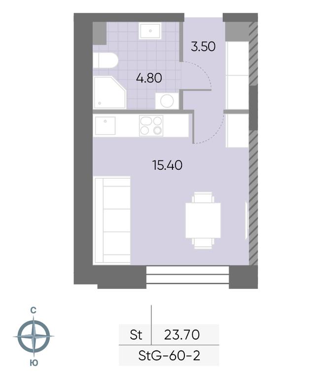 Apartment Sale, 23.7 sq. m. at Wave, Borisovskye Prudy Street, 1Б, Moscow, Russia #1 Apartment Sale, 23.7 sq. m. at Wave, Borisovskye Prudy Street, 1Б, Moscow, Russia #1