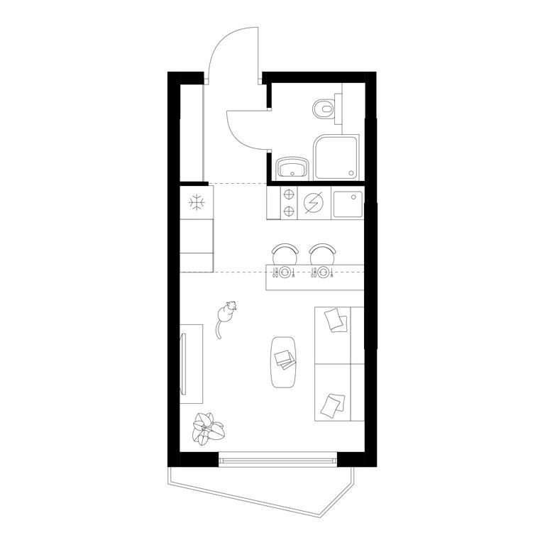 Apartment Sale, 20.3 sq. m. at Michurinskiy Park, Ozyornaya Street, 44А, Moscow, Russia #1 Apartment Sale, 20.3 sq. m. at Michurinskiy Park, Ozyornaya Street, 44А, Moscow, Russia #1