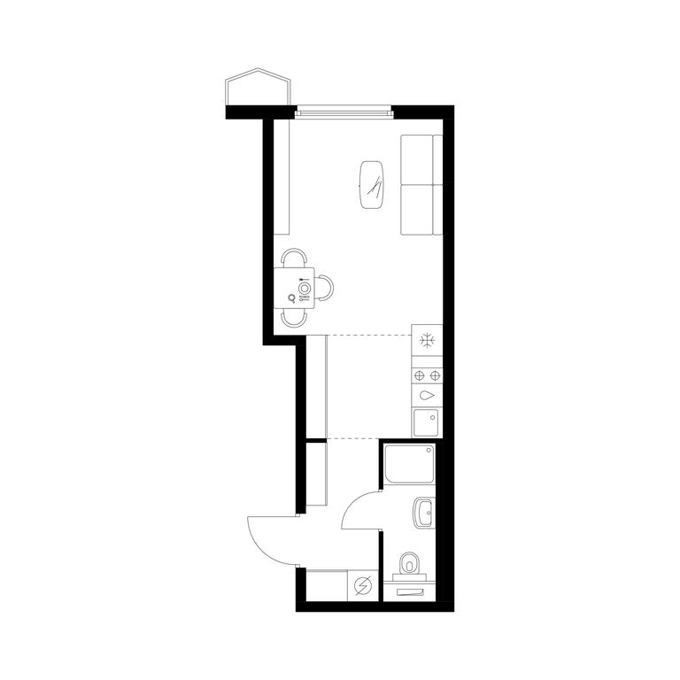 Apartment Sale, 25.5 sq. m. at Businovskiy Park, Izhorskaya Street, 6с5, Moscow, Russia #1 Apartment Sale, 25.5 sq. m. at Businovskiy Park, Izhorskaya Street, 6с5, Moscow, Russia #1