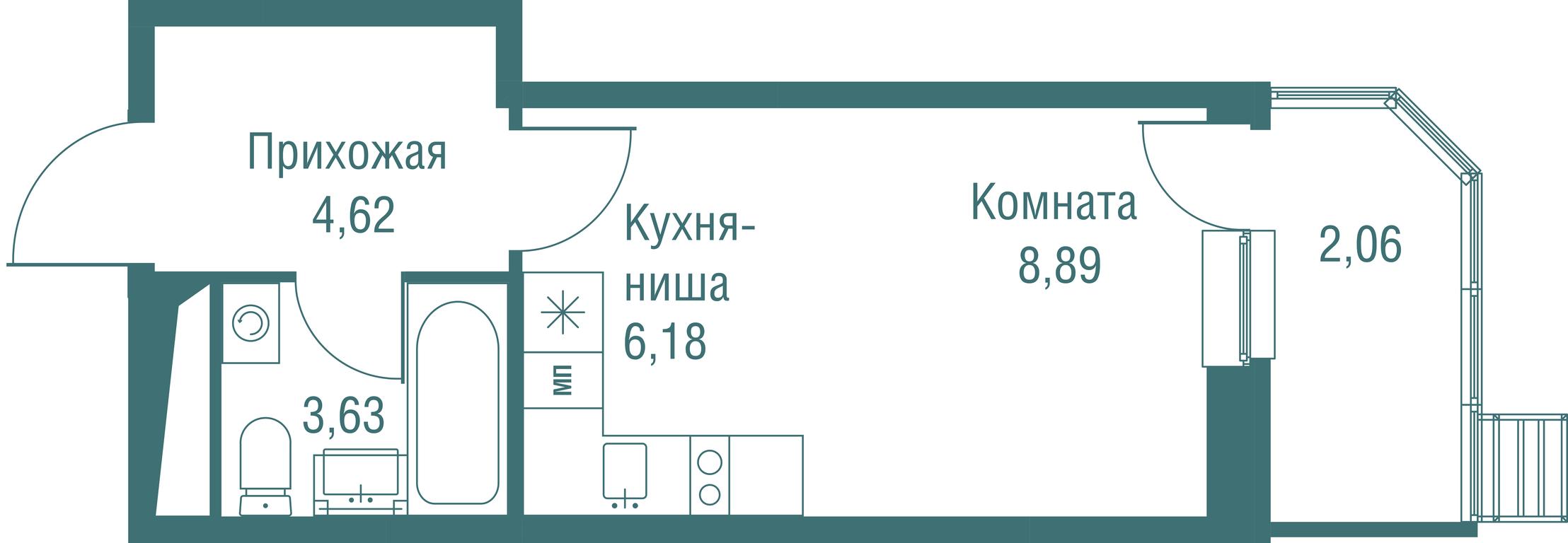 Apartment Sale, 25.38平方米 at Odinburg, Severnaya Street, 11, Odintsovo, Moscow Region, Russia #1 Apartment Sale, 25.38平方米 at Odinburg, Severnaya Street, 11, Odintsovo, Moscow Region, Russia #1