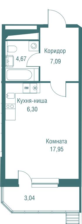 Apartment Sale, 39.05 sq. m. at Odinburg, Severnaya Street, 11, Odintsovo, Moscow Region, Russia #1 Apartment Sale, 39.05 sq. m. at Odinburg, Severnaya Street, 11, Odintsovo, Moscow Region, Russia #1