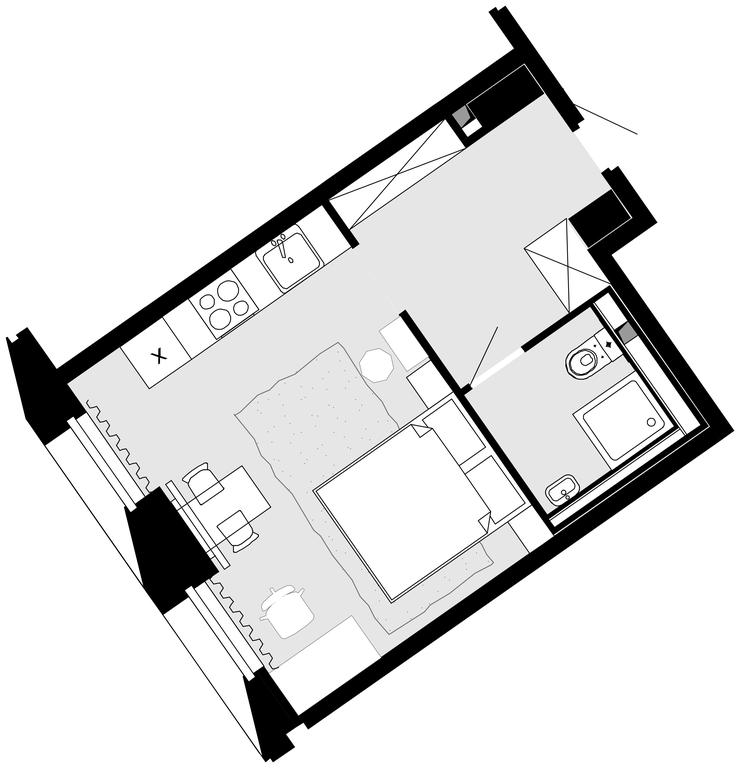 1-BD Apartment Sale, 27.3平方米 at Novaya Zvezda, Bachurinskaya ulitsa, 11, Settlement of Kommunarka, Moscow, Russia #1