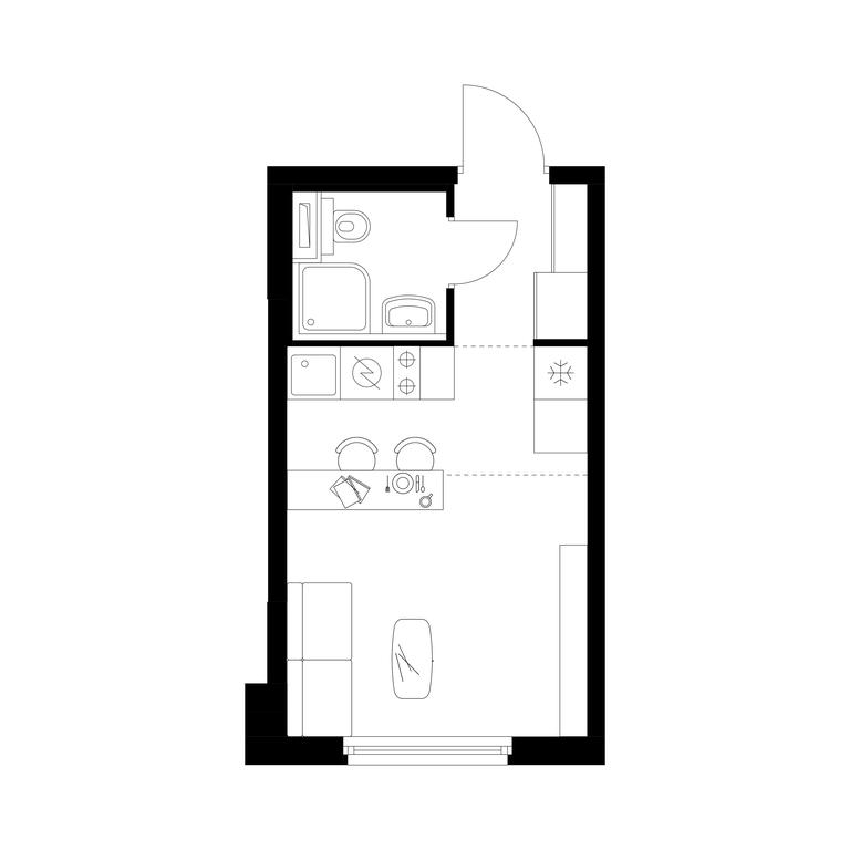 Apartment Sale, 20.1 sq. m. at Businovskiy Park, Izhorskaya Street, 6с5, Moscow, Russia #1 Apartment Sale, 20.1 sq. m. at Businovskiy Park, Izhorskaya Street, 6с5, Moscow, Russia #1