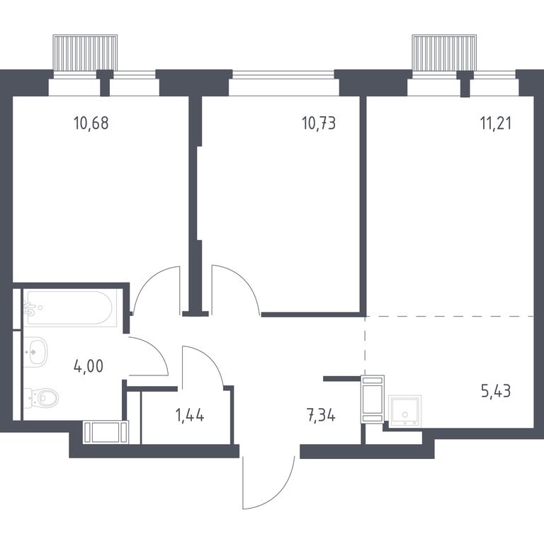 1-BD Apartment Sale, 50.83 sq. m. at Bolshoe Putilkovo, Prostornaya ulitsa, 1, Putilkovo Village, Krasnogorsk City District, Moscow Region, Russia #1 1-BD Apartment Sale, 50.83 sq. m. at Bolshoe Putilkovo, Prostornaya ulitsa, 1, Putilkovo Village, Krasnogorsk City District, Moscow Region, Russia #1
