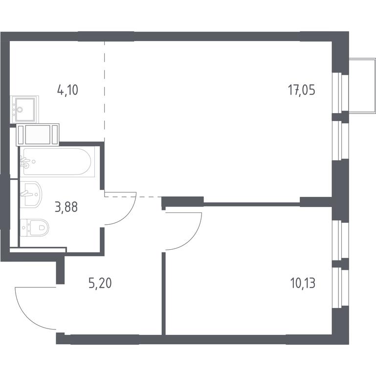 Apartment Sale, 40.36 sq. m. at Bolshoe Putilkovo, Prostornaya ulitsa, 1, Putilkovo Village, Krasnogorsk City District, Moscow Region, Russia #1 Apartment Sale, 40.36 sq. m. at Bolshoe Putilkovo, Prostornaya ulitsa, 1, Putilkovo Village, Krasnogorsk City District, Moscow Region, Russia #1