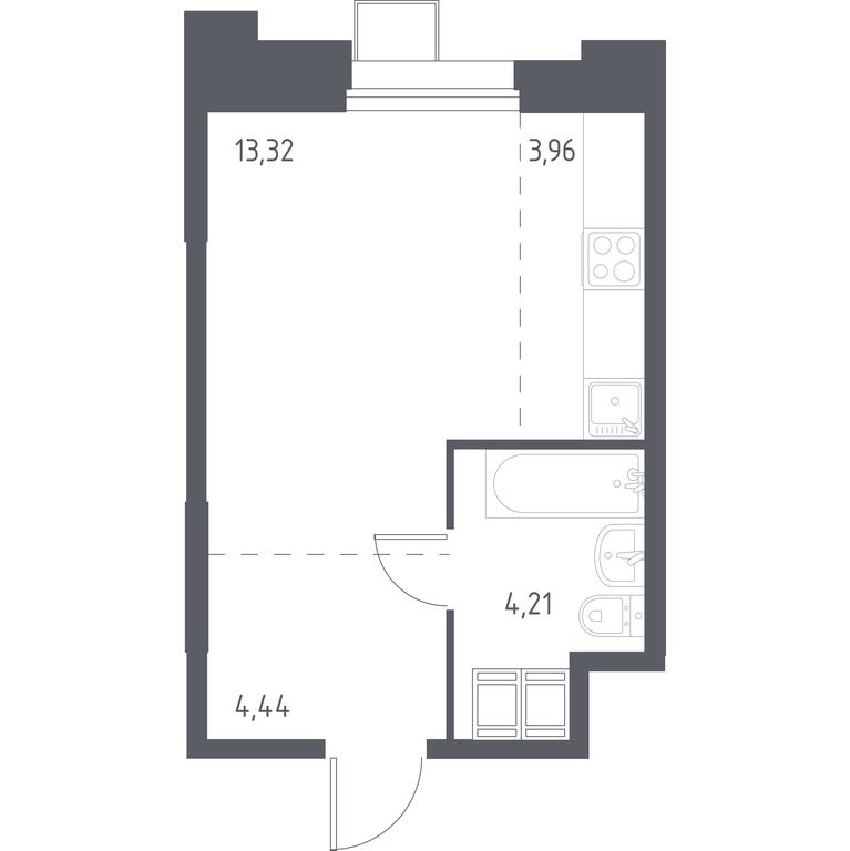 Apartment Sale, 26平方米 at Troparevo Park, Kiyevskoye shosse, 21-y kilometr, 3с4, Mosrentgen Settlement, Moscow, Russia #1 Apartment Sale, 26平方米 at Troparevo Park, Kiyevskoye shosse, 21-y kilometr, 3с4, Mosrentgen Settlement, Moscow, Russia #1