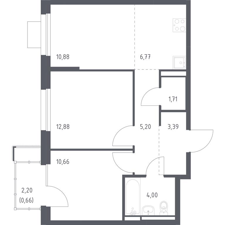 1-BD Apartment Sale, 56.15 sq. m. at Pribrezhnyi Park, Pribrezhniy Park Residential Complex, Village of Yam, Domodedovo City District, Moscow Region, Russia #1 1-BD Apartment Sale, 56.15 sq. m. at Pribrezhnyi Park, Pribrezhniy Park Residential Complex, Village of Yam, Domodedovo City District, Moscow Region, Russia #1