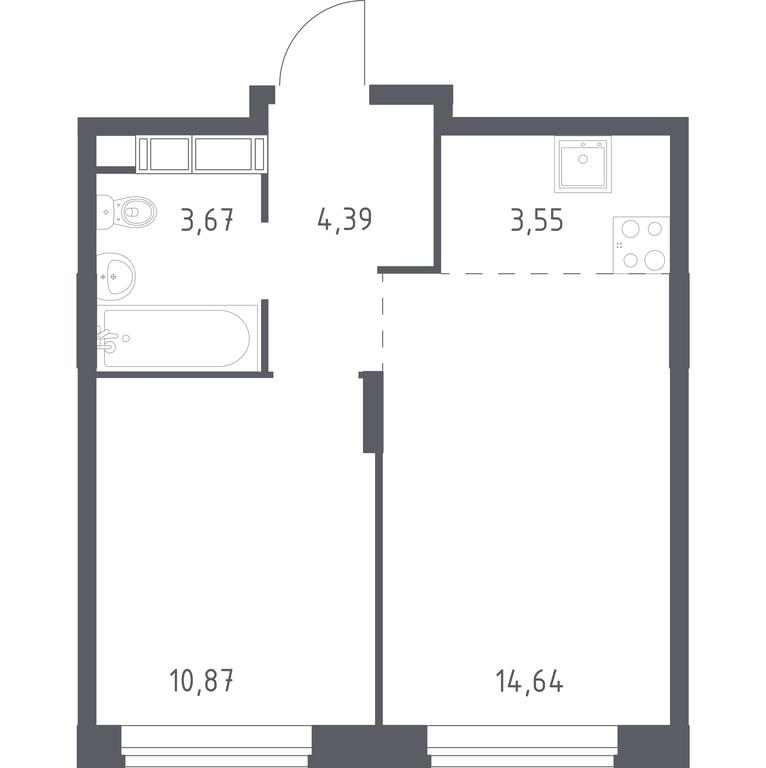 Apartment Sale, 37.3 sq. m. at Novograd Pavlino, Kosinskoye shosse, 2, Novoye Pavlino Microdistrict, Balashikha, Moscow Region, Russia #1 Apartment Sale, 37.3 sq. m. at Novograd Pavlino, Kosinskoye shosse, 2, Novoye Pavlino Microdistrict, Balashikha, Moscow Region, Russia #1
