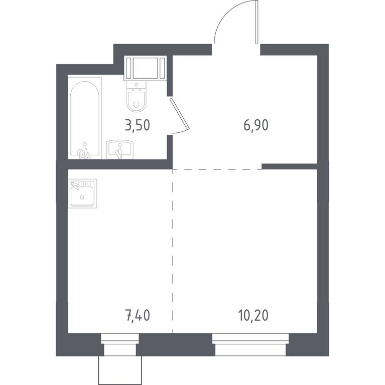 Apartment Sale, 28 sq. m. at Liubertsy, ulitsa Kamova, 5к1, Lyubertsy, Moscow Region, Russia #1 Apartment Sale, 28 sq. m. at Liubertsy, ulitsa Kamova, 5к1, Lyubertsy, Moscow Region, Russia #1