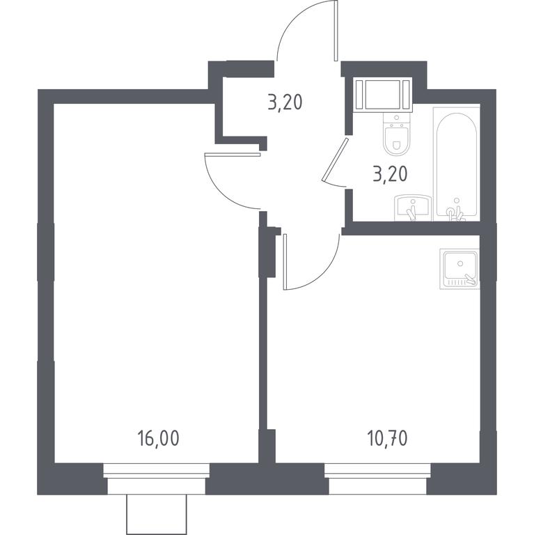 Apartment Sale, 33.3 sq. m. at Liubertsy, ulitsa Kamova, 5к1, Lyubertsy, Moscow Region, Russia #1 Apartment Sale, 33.3 sq. m. at Liubertsy, ulitsa Kamova, 5к1, Lyubertsy, Moscow Region, Russia #1