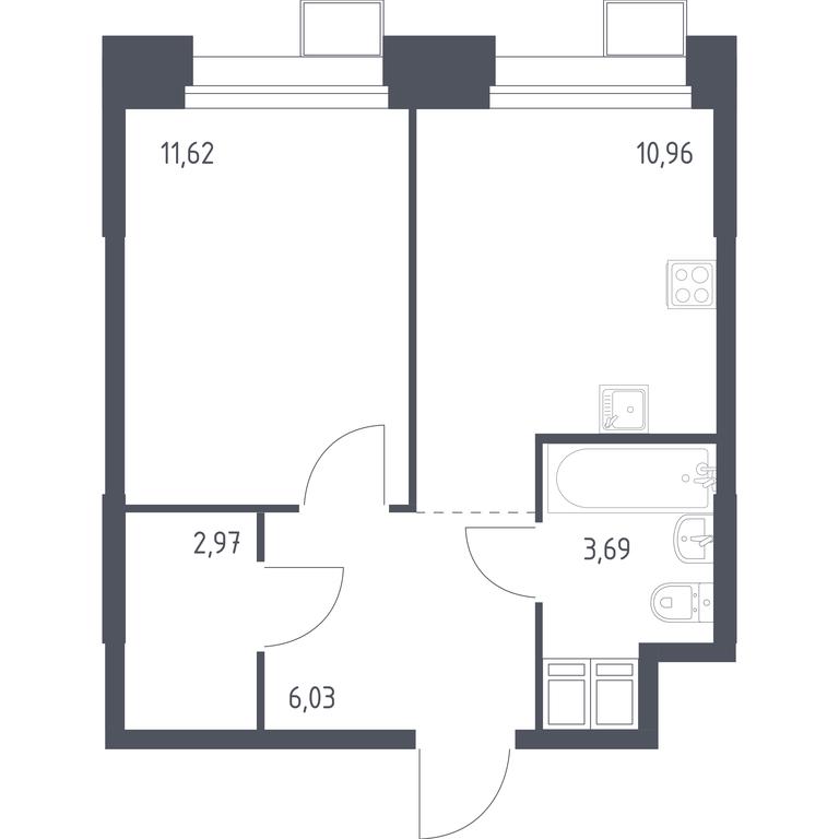 Apartment Sale, 35.17 sq. m. at Troparevo Park, Kiyevskoye shosse, 21-y kilometr, 3с4, Mosrentgen Settlement, Moscow, Russia #1 Apartment Sale, 35.17 sq. m. at Troparevo Park, Kiyevskoye shosse, 21-y kilometr, 3с4, Mosrentgen Settlement, Moscow, Russia #1